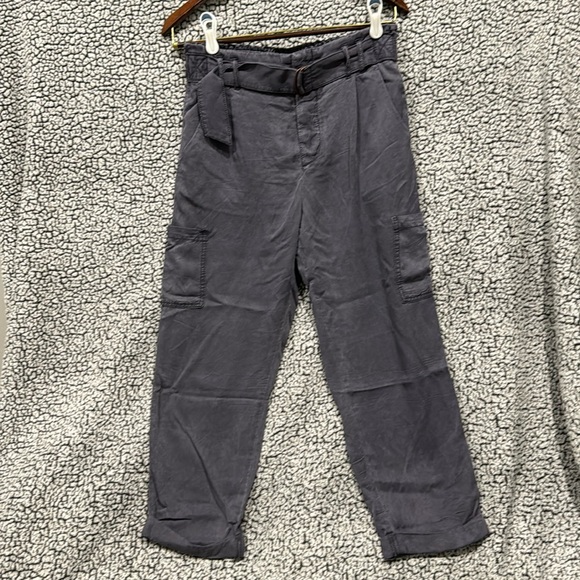 Free People Summers Over Soft Cargo Pants charcoal 4 - Picture 2 of 14
